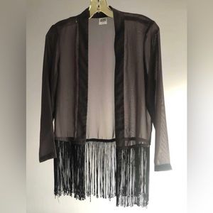 Vero Moda Sheer Fringe Top